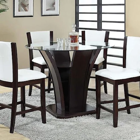 Contemporary Counter Height Dining Table